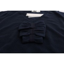 MARGHI LO\' Elegantes Top aus blauer Wolle - Schicke Eleganz für jeden Tag