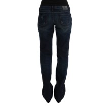 Costume National Elegante blaue Regular Fit Jeans aus Baumwolle