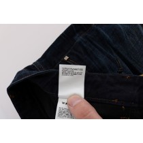 Costume National Elegante blaue Regular Fit Jeans aus Baumwolle