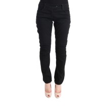 Ermanno Scervino Schicke schwarze Slim Fit-Hose
