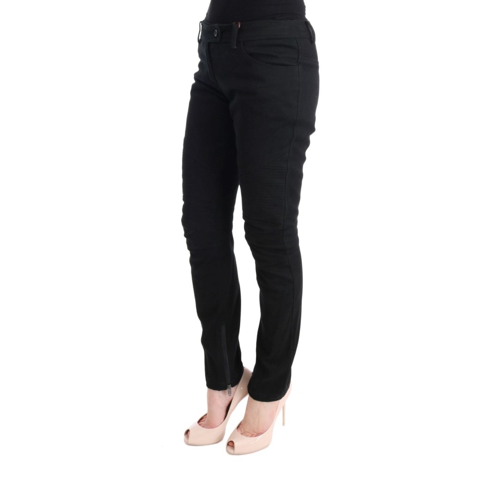 Ermanno Scervino Schicke schwarze Slim Fit-Hose