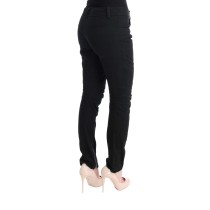 Ermanno Scervino Schicke schwarze Slim Fit-Hose