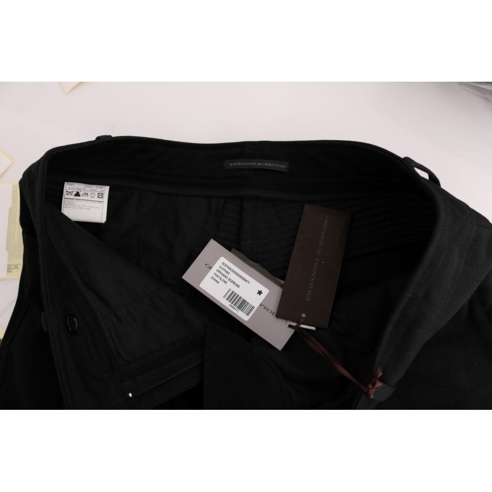 Ermanno Scervino Schicke schwarze Slim Fit-Hose