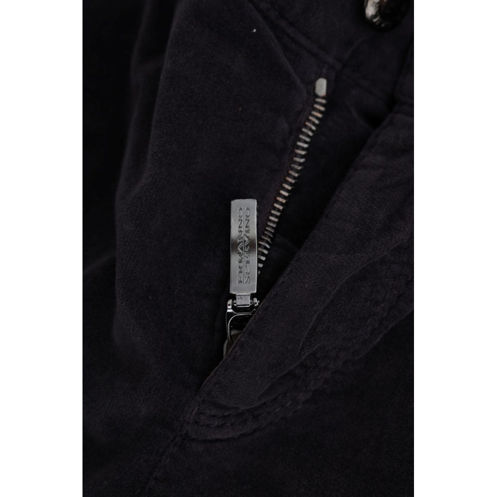 Ermanno Scervino Schicke braune Capri-Hose aus Baumwolle