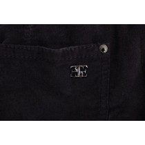 Ermanno Scervino Schicke braune Capri-Hose aus Baumwolle