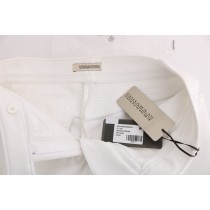 Ermanno Scervino Schicke weiße Slim Fit Hose aus Baumwolle