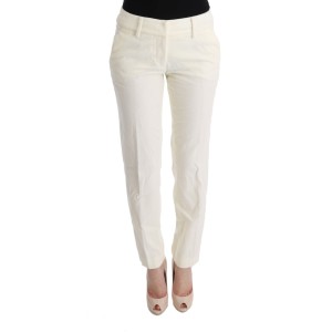 Ermanno Scervino Schicke weiße Regular Fit-Hose