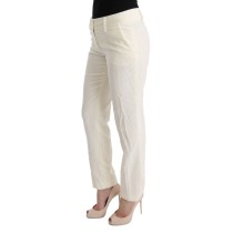 Ermanno Scervino Schicke weiße Regular Fit-Hose