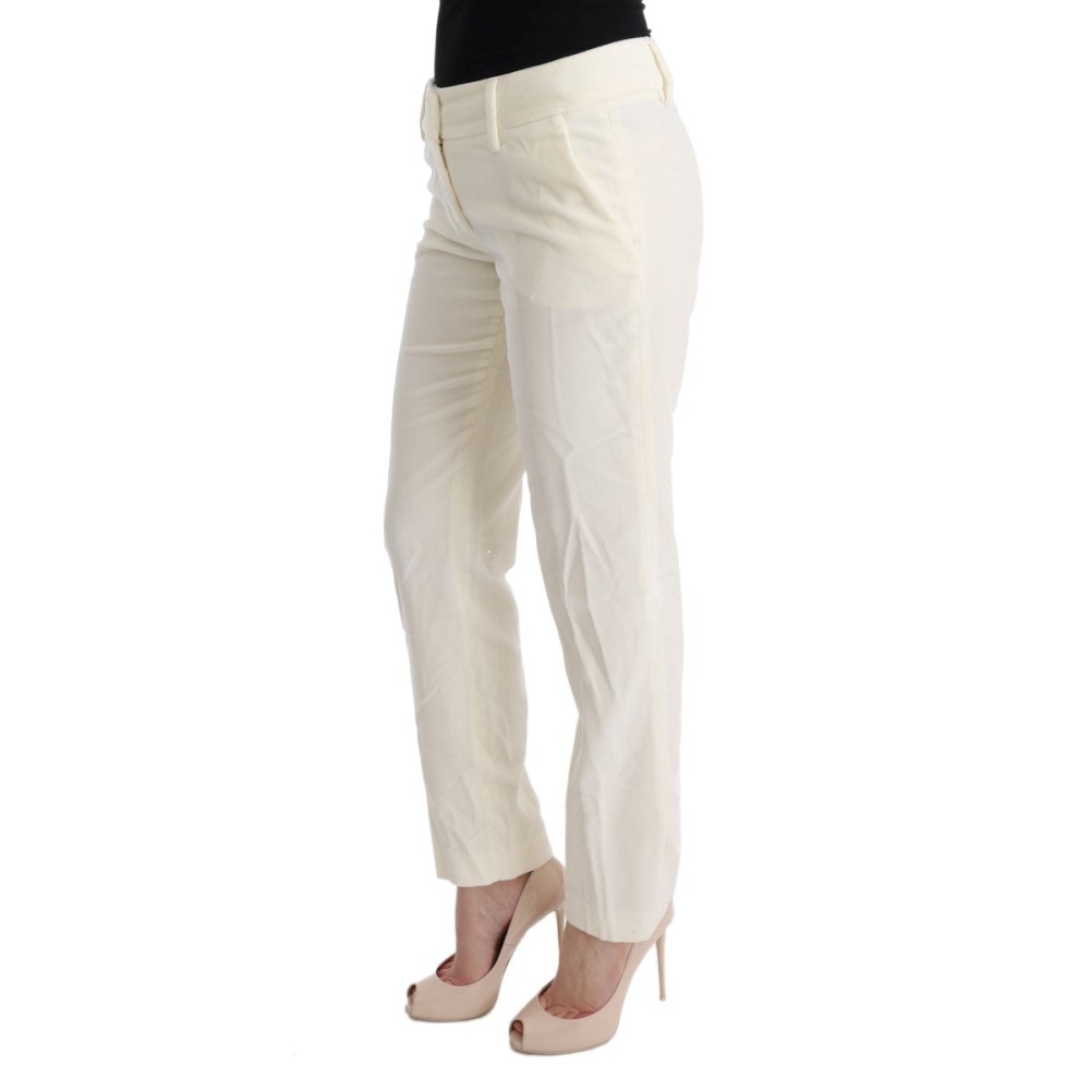 Ermanno Scervino Schicke weiße Regular Fit-Hose