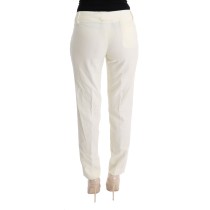 Ermanno Scervino Schicke weiße Regular Fit-Hose