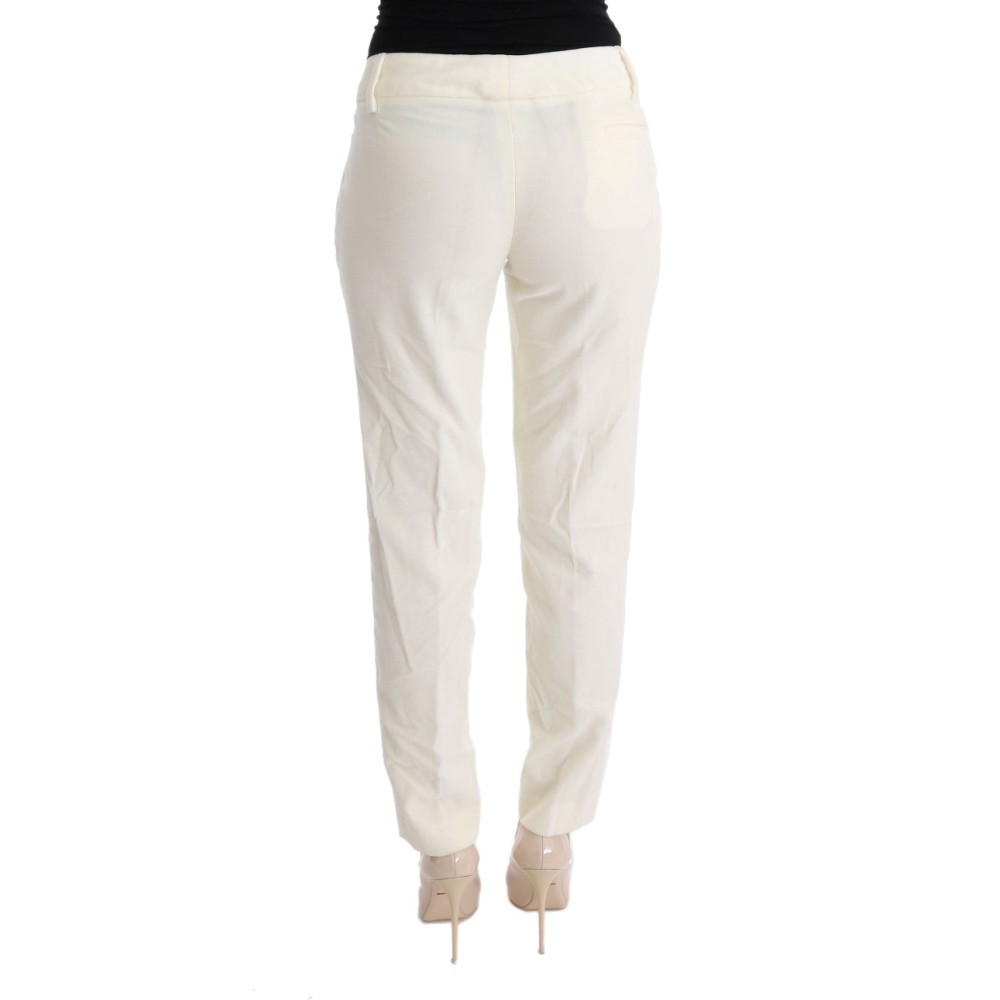 Ermanno Scervino Schicke weiße Regular Fit-Hose
