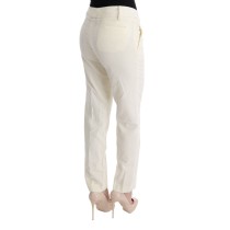 Ermanno Scervino Schicke weiße Regular Fit-Hose