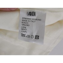 Ermanno Scervino Schicke weiße Regular Fit-Hose