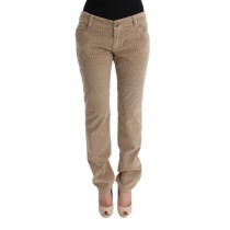 Ermanno Scervino Beige Regular Fit Luxe-Hose