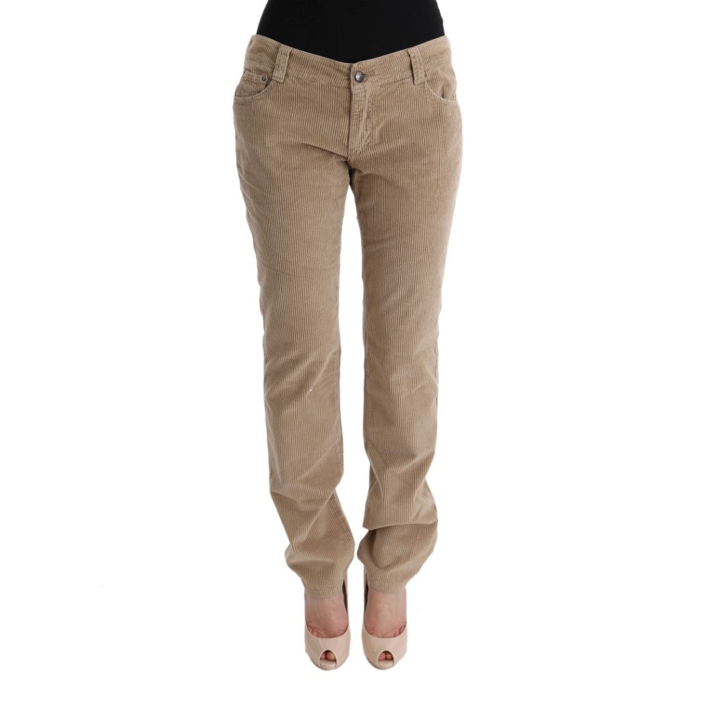Ermanno Scervino Beige Regular Fit Luxe-Hose