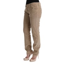 Ermanno Scervino Beige Regular Fit Luxe-Hose