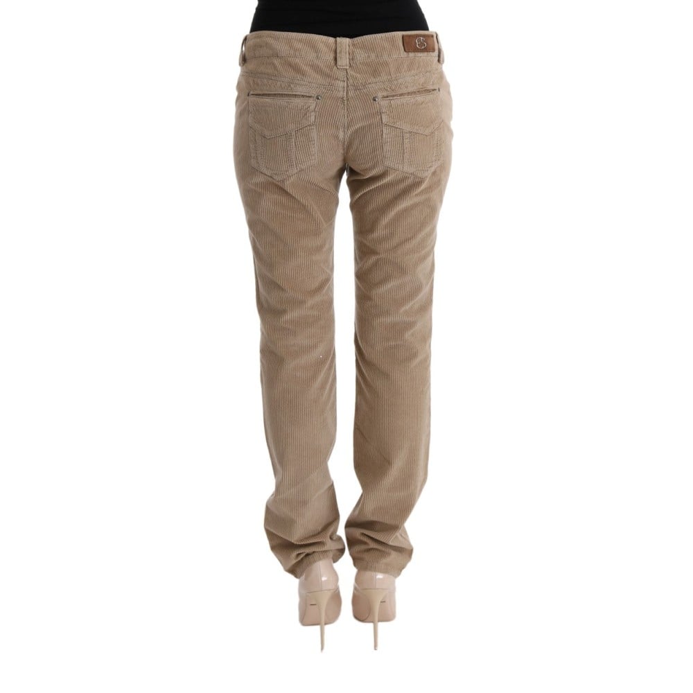 Ermanno Scervino Beige Regular Fit Luxe-Hose