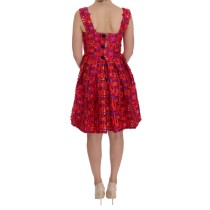 Dolce & Gabbana Elegantes Rosa A-Linie Ärmelloses Kleid