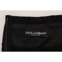Dolce & Gabbana Eleganter Minirock aus floraler Spitze in A-Linie