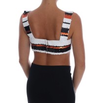 Dolce & Gabbana Paillettenbesetztes Bustier-Top in leuchtenden Tönen