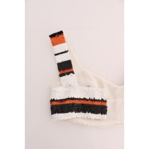 Dolce & Gabbana Paillettenbesetztes Bustier-Top in leuchtenden Tönen
