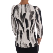 Dolce & Gabbana Elegante gestreifte Stretchbluse
