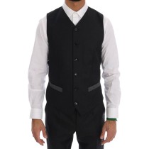 Dolce & Gabbana Eleganter grauer doppelreihiger Wollanzug
