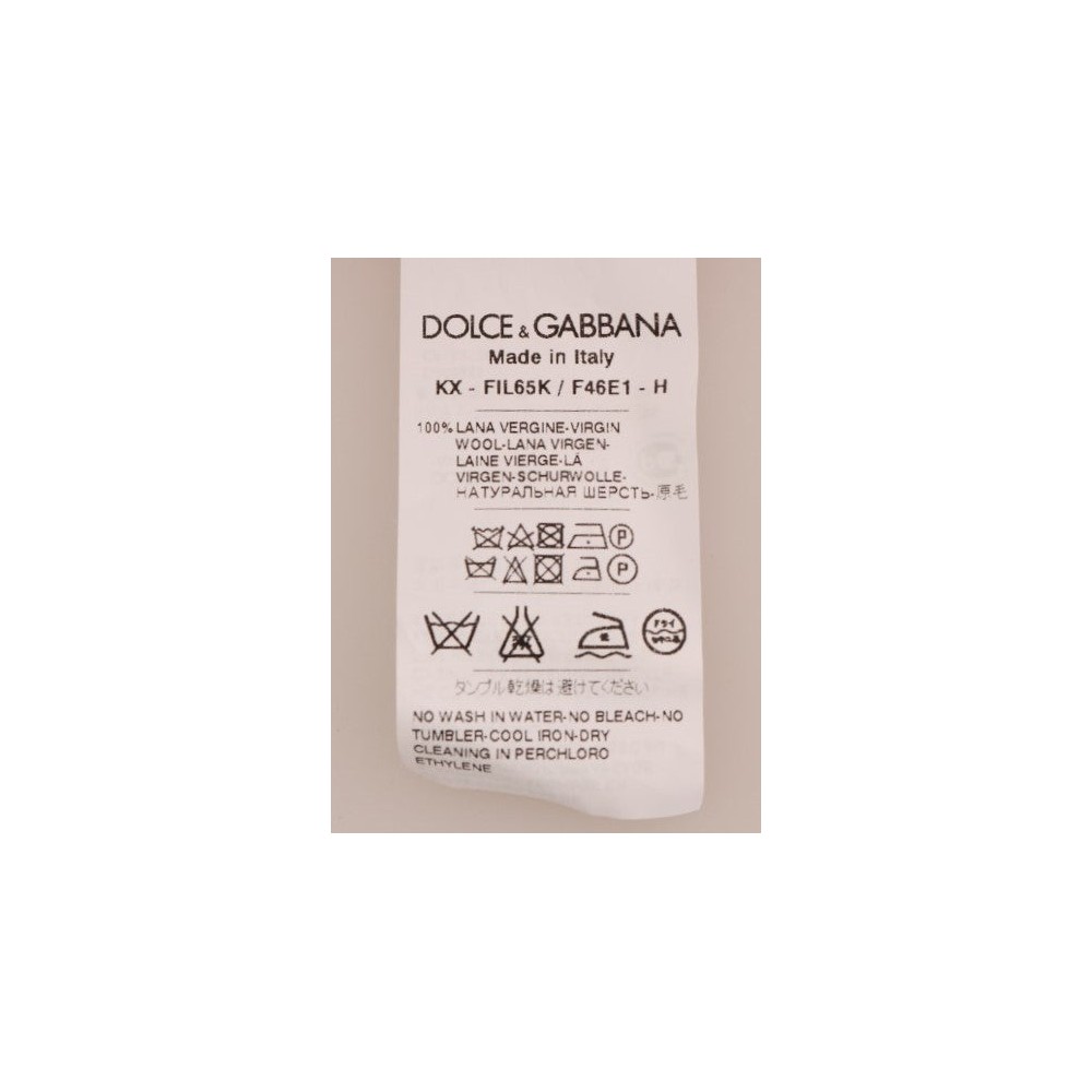 Dolce & Gabbana Rote Strickjacke aus Wolle