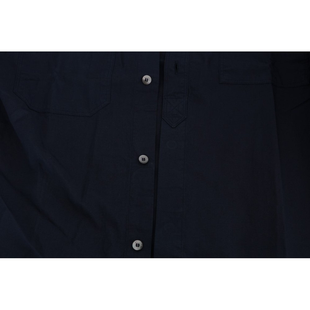 John Galliano Elegantes blaues Freizeithemd aus Baumwolle