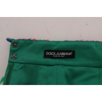 Dolce & Gabbana Eleganter Jacquard-Bleistiftrock mit hoher Taille