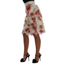 Dolce & Gabbana Eleganter floraler Bleistiftrock mit hoher Taille