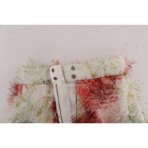 Dolce & Gabbana Eleganter floraler Bleistiftrock mit hoher Taille