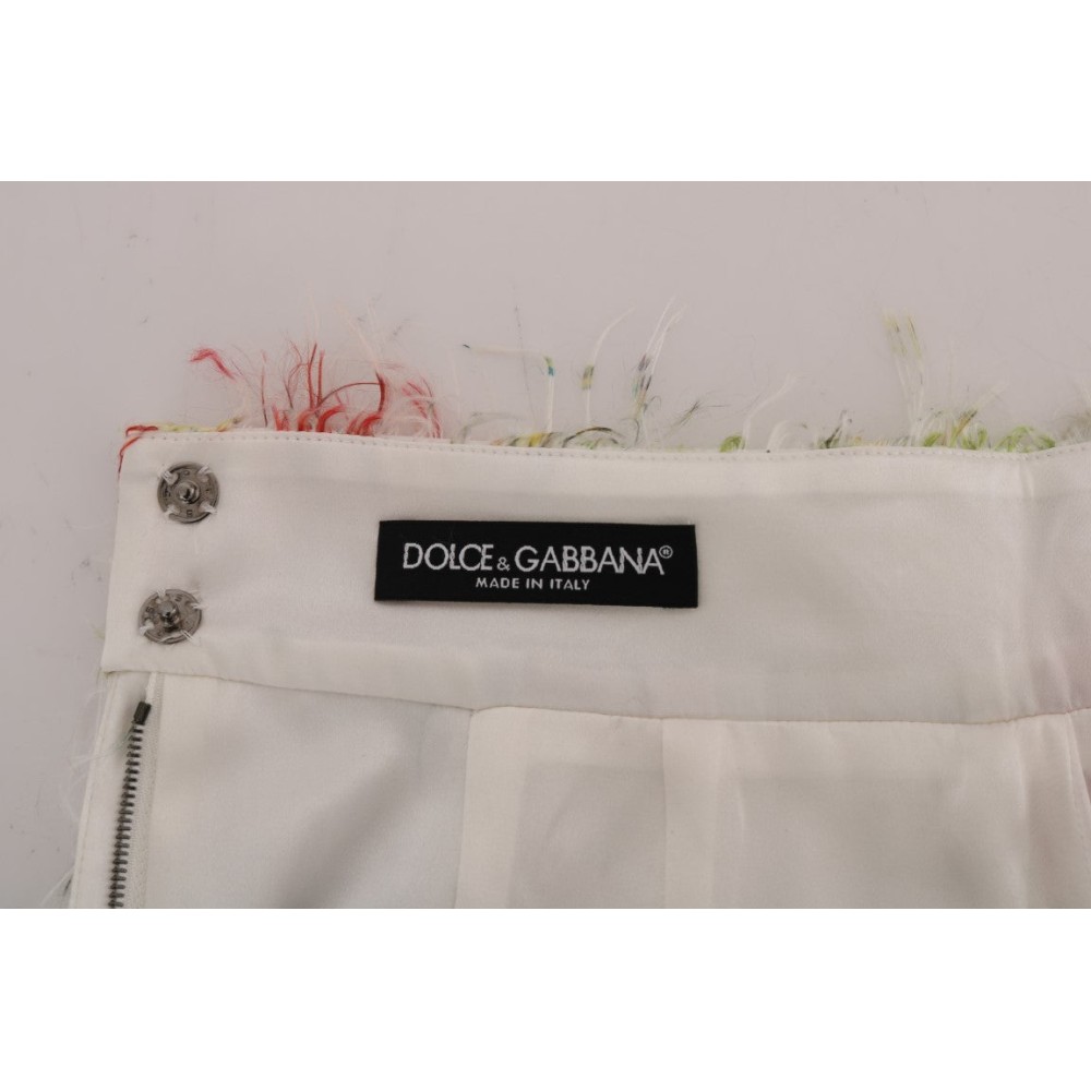 Dolce & Gabbana Eleganter floraler Bleistiftrock mit hoher Taille