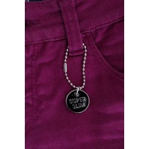 Costume National Elegante lila Super Slim Jeans