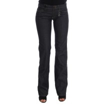 Costume National Schicke dunkelblaue Straight Fit Jeans