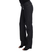 Costume National Schicke dunkelblaue Straight Fit Jeans