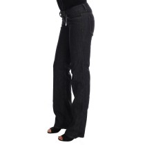 Costume National Schicke dunkelblaue Straight Fit Jeans