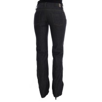 Costume National Schicke dunkelblaue Straight Fit Jeans