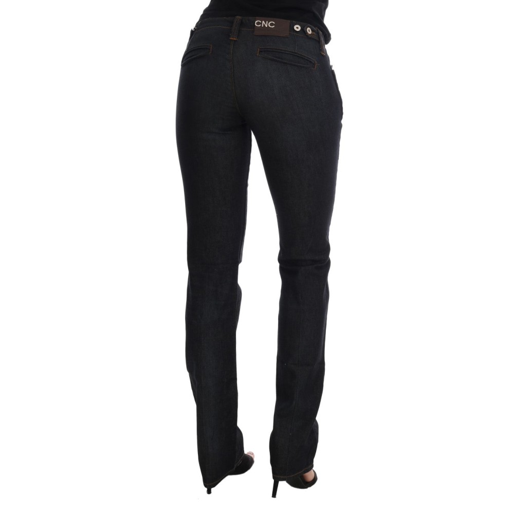 Costume National Svelte Dunkelblau Slim Fit Jeans