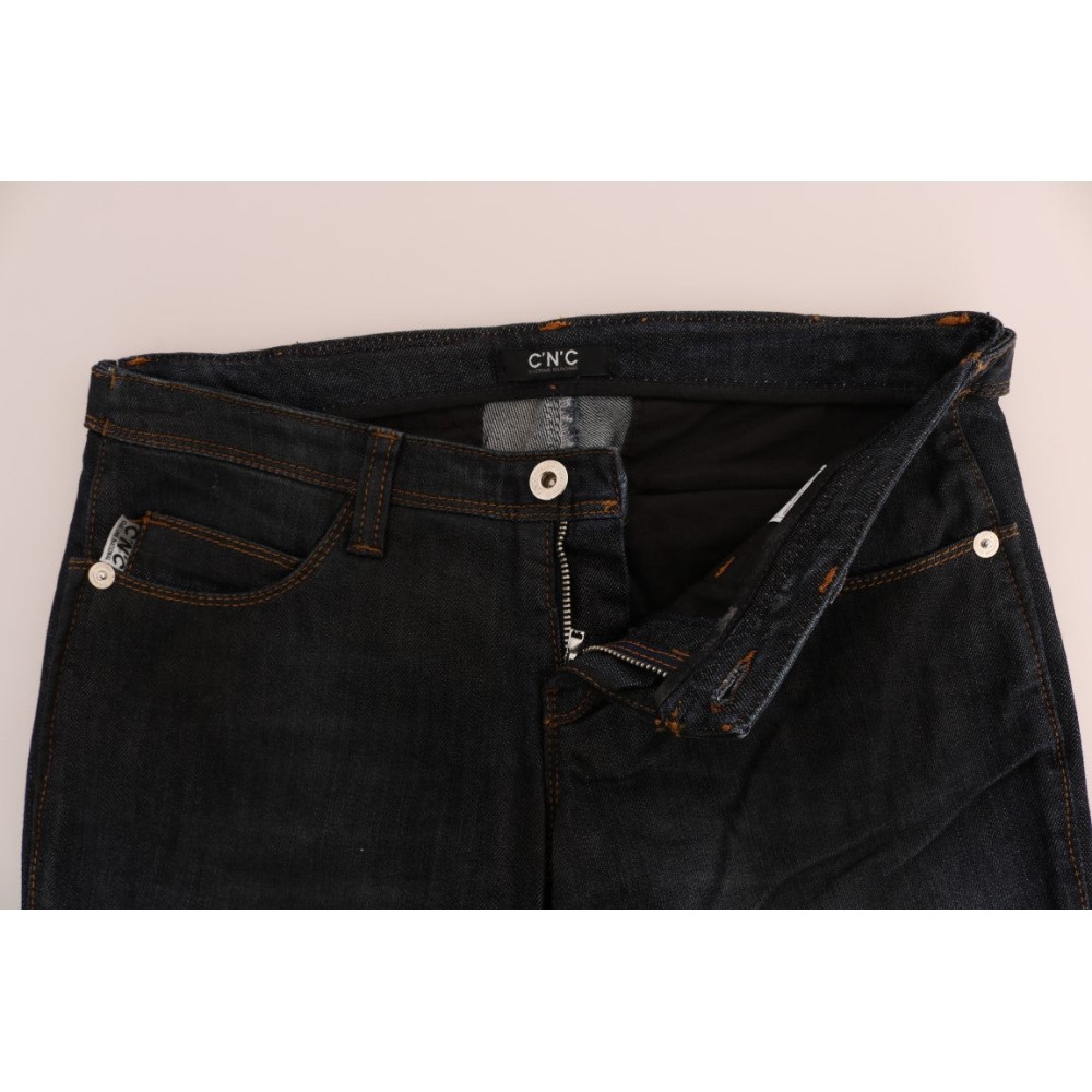Costume National Svelte Dunkelblau Slim Fit Jeans