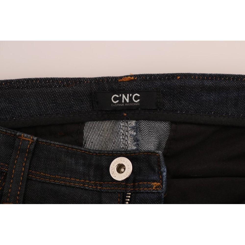 Costume National Svelte Dunkelblau Slim Fit Jeans