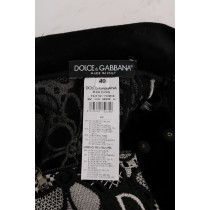 Dolce & Gabbana Eleganter Spitzenminirock mit Kristalldetails