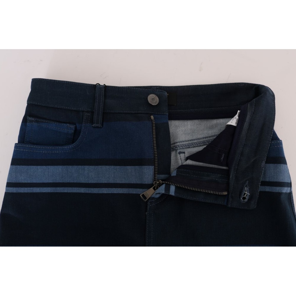 Dolce & Gabbana Schicker blauer Denim-Minirock