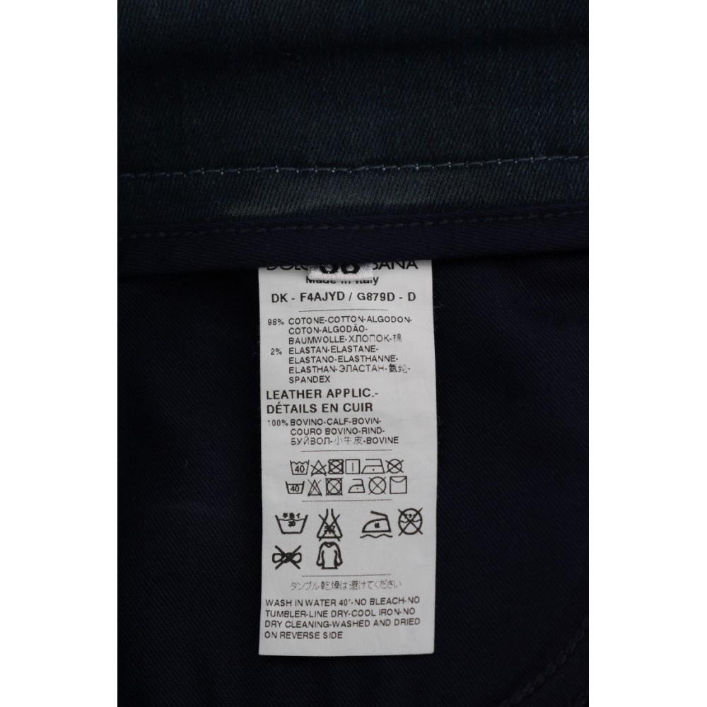 Dolce & Gabbana Schicker blauer Denim-Minirock