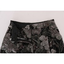 Dolce & Gabbana Elegante Brokat-Shorts mit hoher Taille