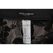 Dolce & Gabbana Elegante Brokat-Shorts mit hoher Taille
