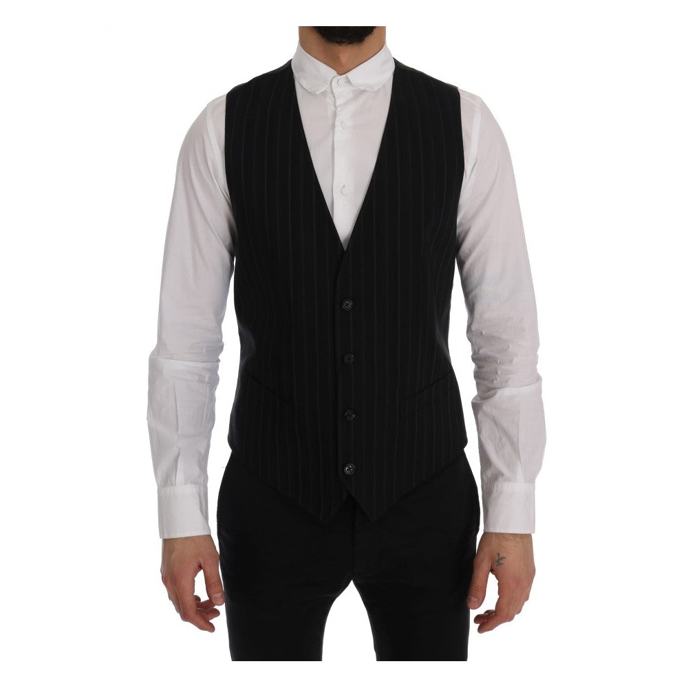 Dolce & Gabbana Elegante gestreifte Westenweste