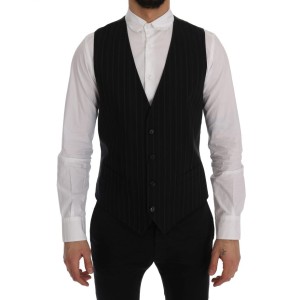 Dolce & Gabbana Elegante gestreifte Westenweste