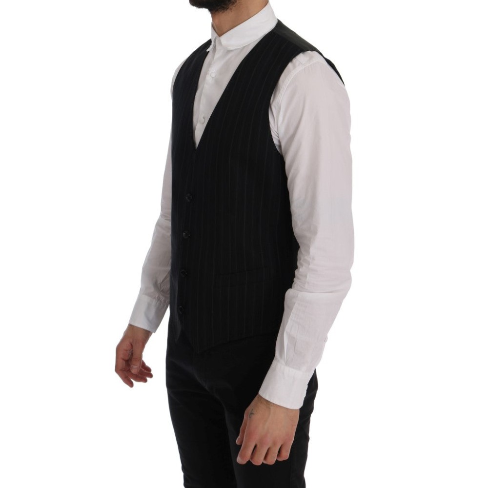 Dolce & Gabbana Elegante gestreifte Westenweste