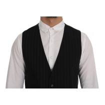 Dolce & Gabbana Elegante gestreifte Westenweste